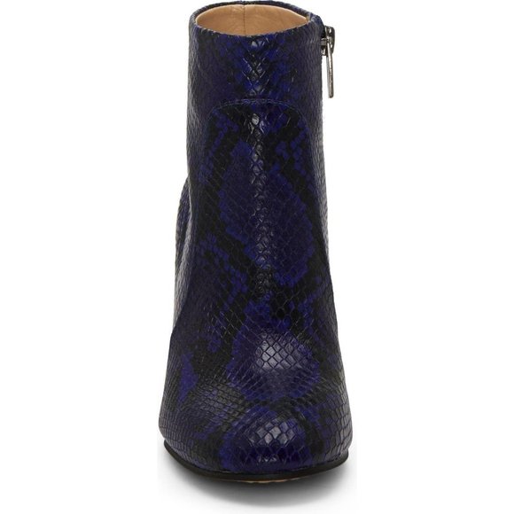 🆕 VINCE CAMUTO Sanstan Ankle Bootie Snake Blue 6 - Picture 3 of 12